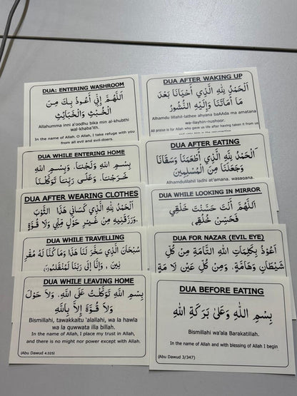 Learning Bundle – Islamic Traceable Kit + Dua Stickers (English)