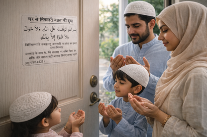 Hindi Dua Stickers (Set of 12 different Duas)