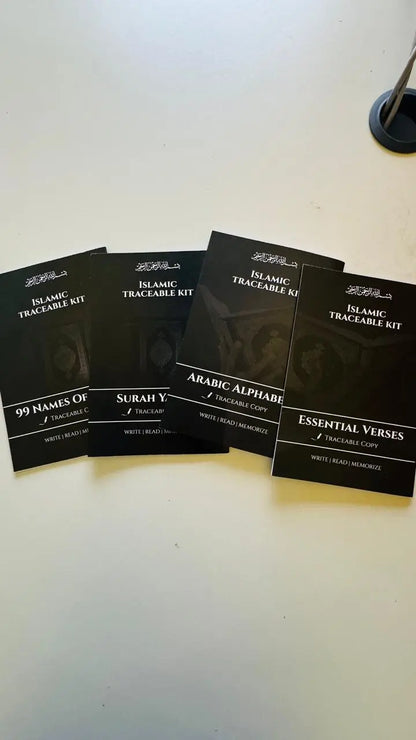 Learning Bundle – Islamic Traceable Kit + Dua Stickers 
 (Hindi)